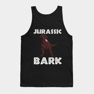 Jurassic Bark (white) Tank Top